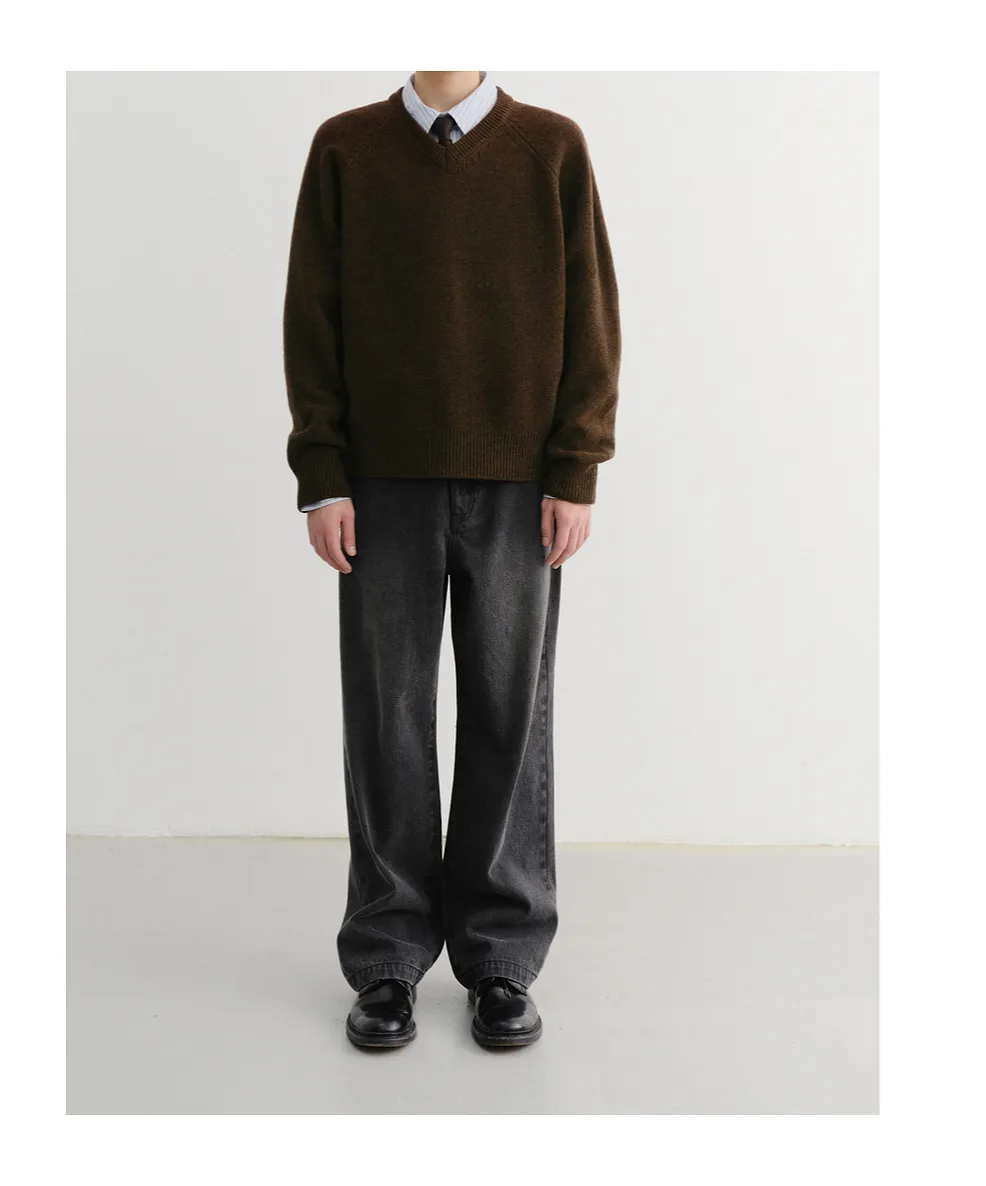 V-Neck Wool Sweater