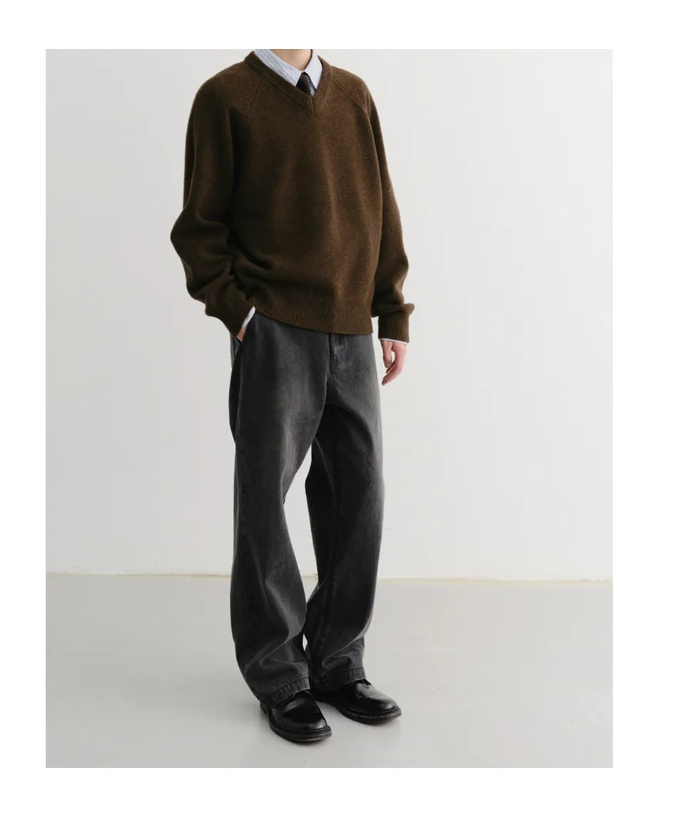 V-Neck Wool Sweater