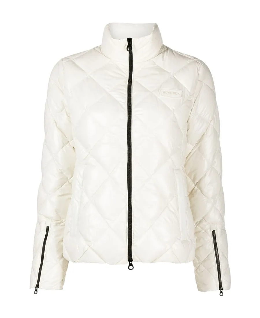 Logo-Patch Quilted Jacket