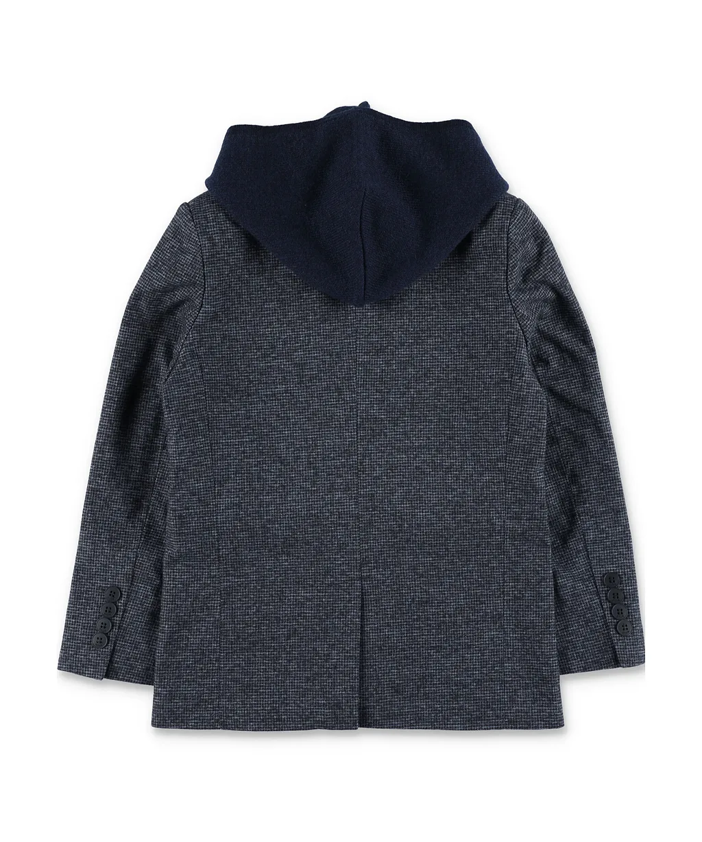 Long-Sleeved Hooded Jacket