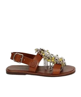 Open-Toe Flat Sandals