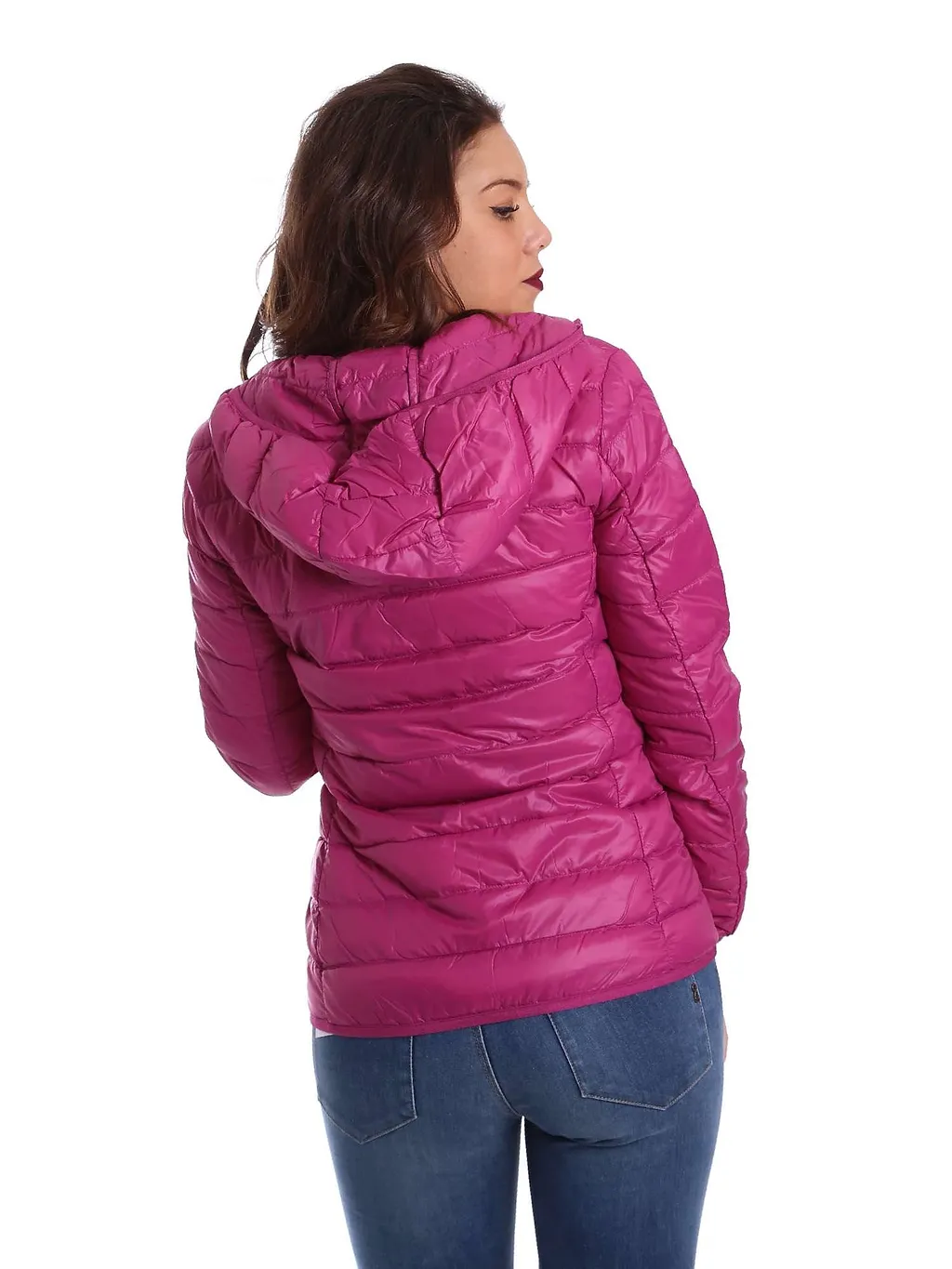 Logo Hooded Down Jacket