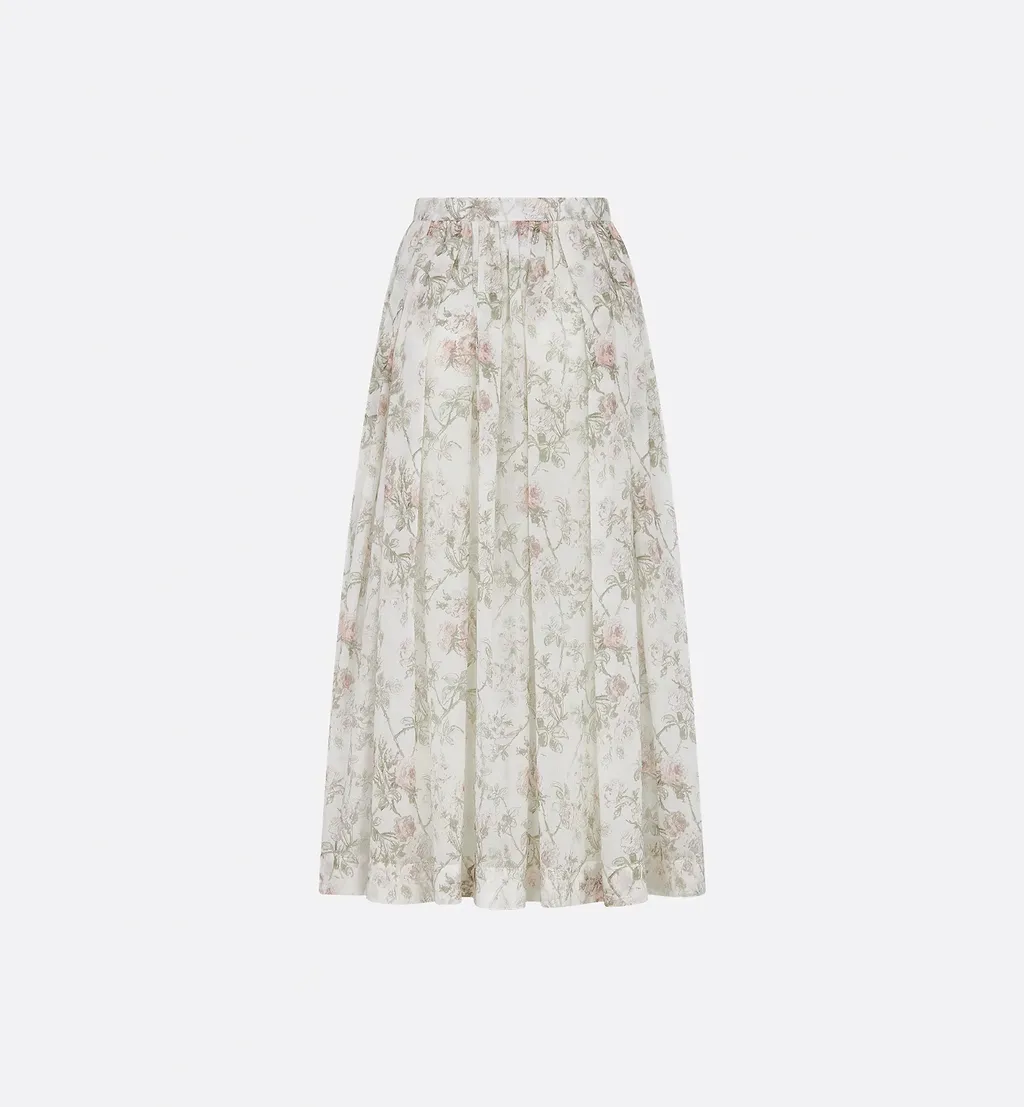 Mid-Length Flared Skirt
