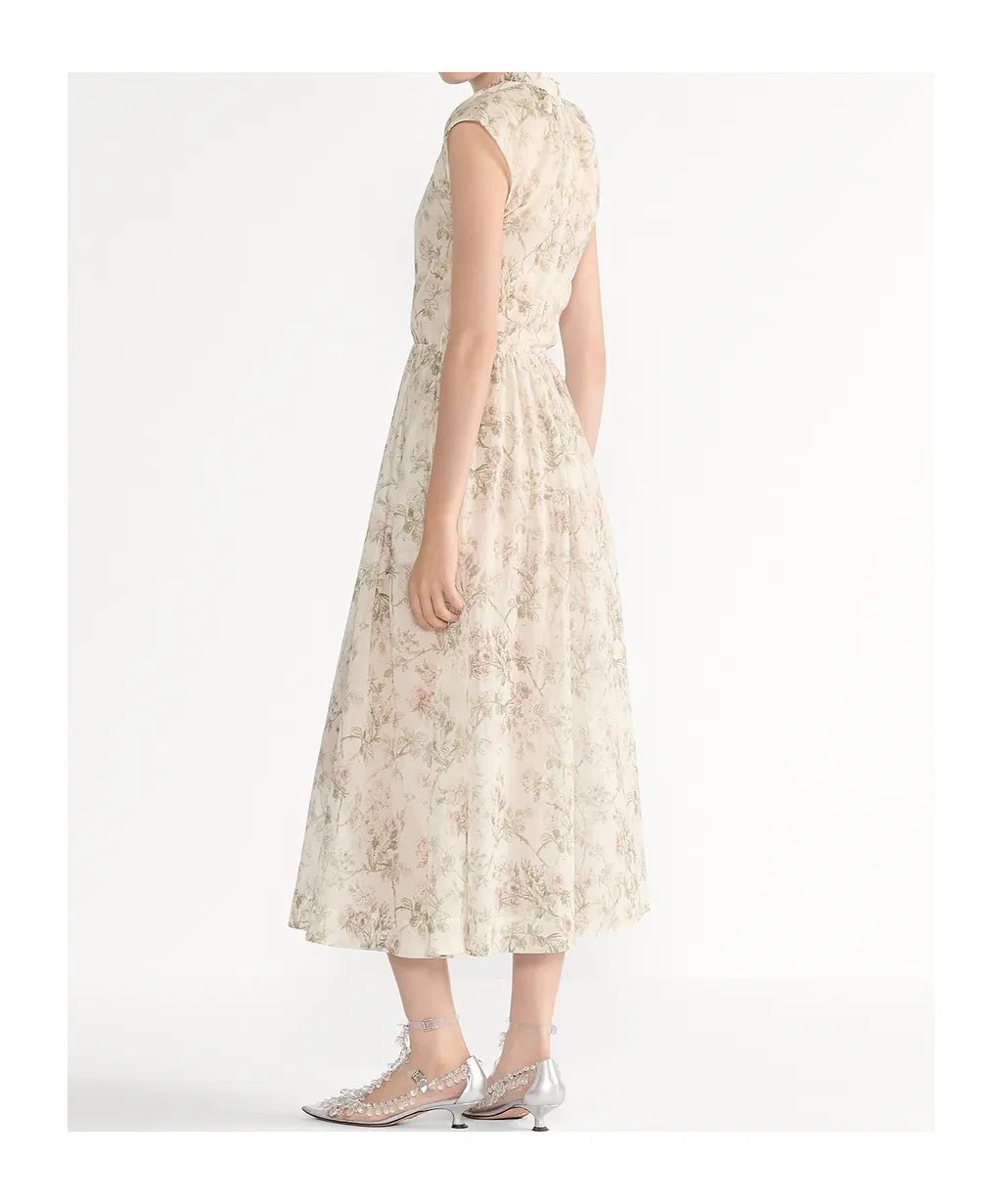 Mid-Length Belted Shirtdress