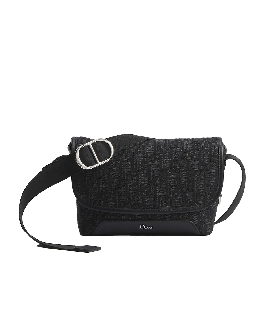 Mini Dior Jett Messenger Bag With Flap