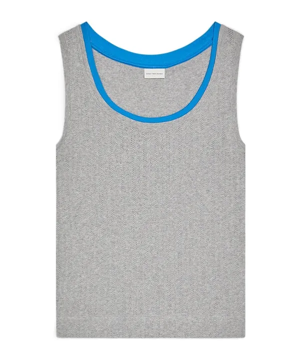 Dries Van Noten Pointelle Tank Top