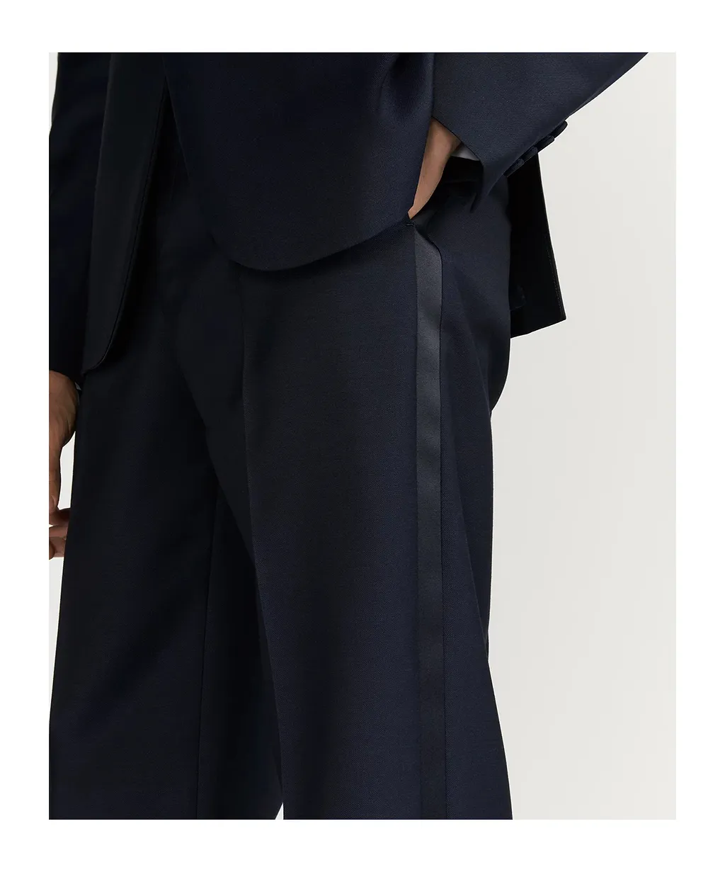 Pants With Satin Detailing