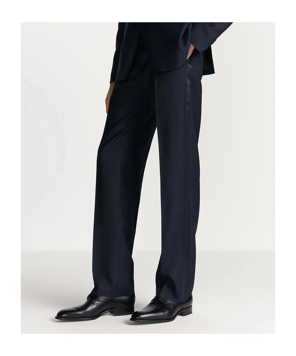 Pants With Satin Detailing