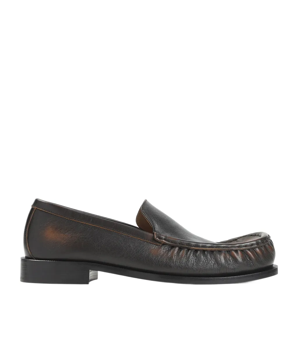 Dries Van Noten Square Toe Loafers