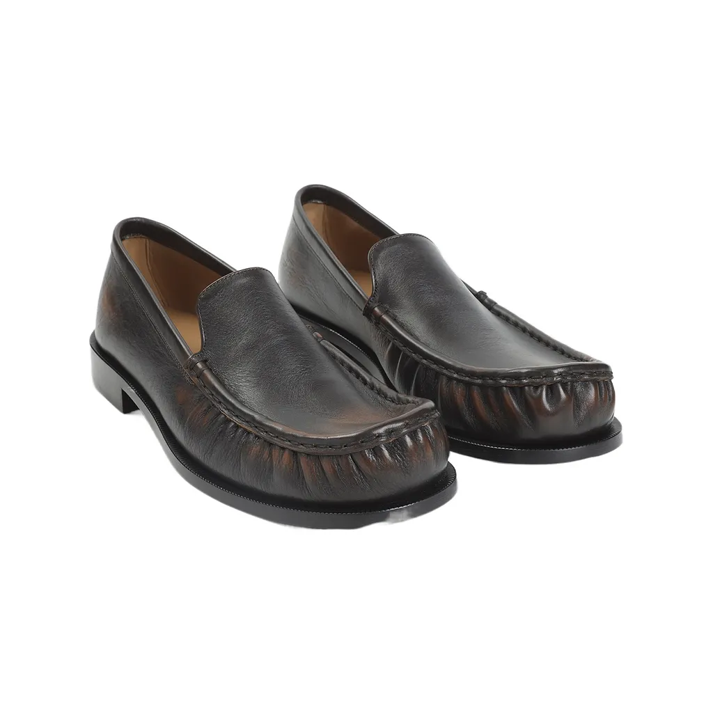 Dries Van Noten Square Toe Loafers