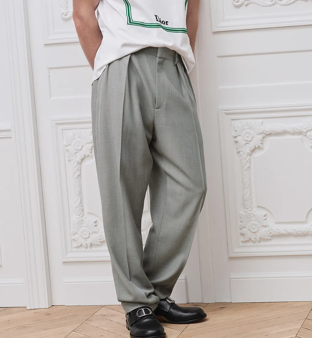 Dior Pleated Tapered Pants