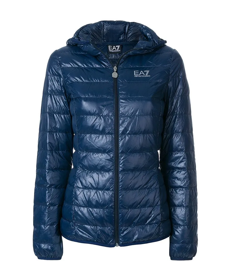 Logo Print Puffer Jacket