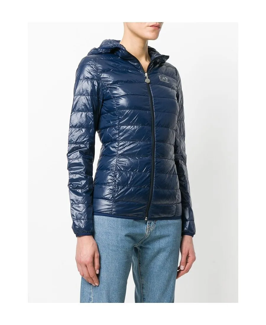 Logo Print Puffer Jacket