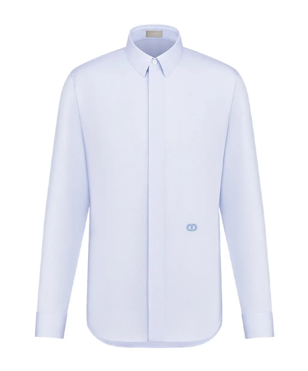 Shirt With Cd Icon Embroidery