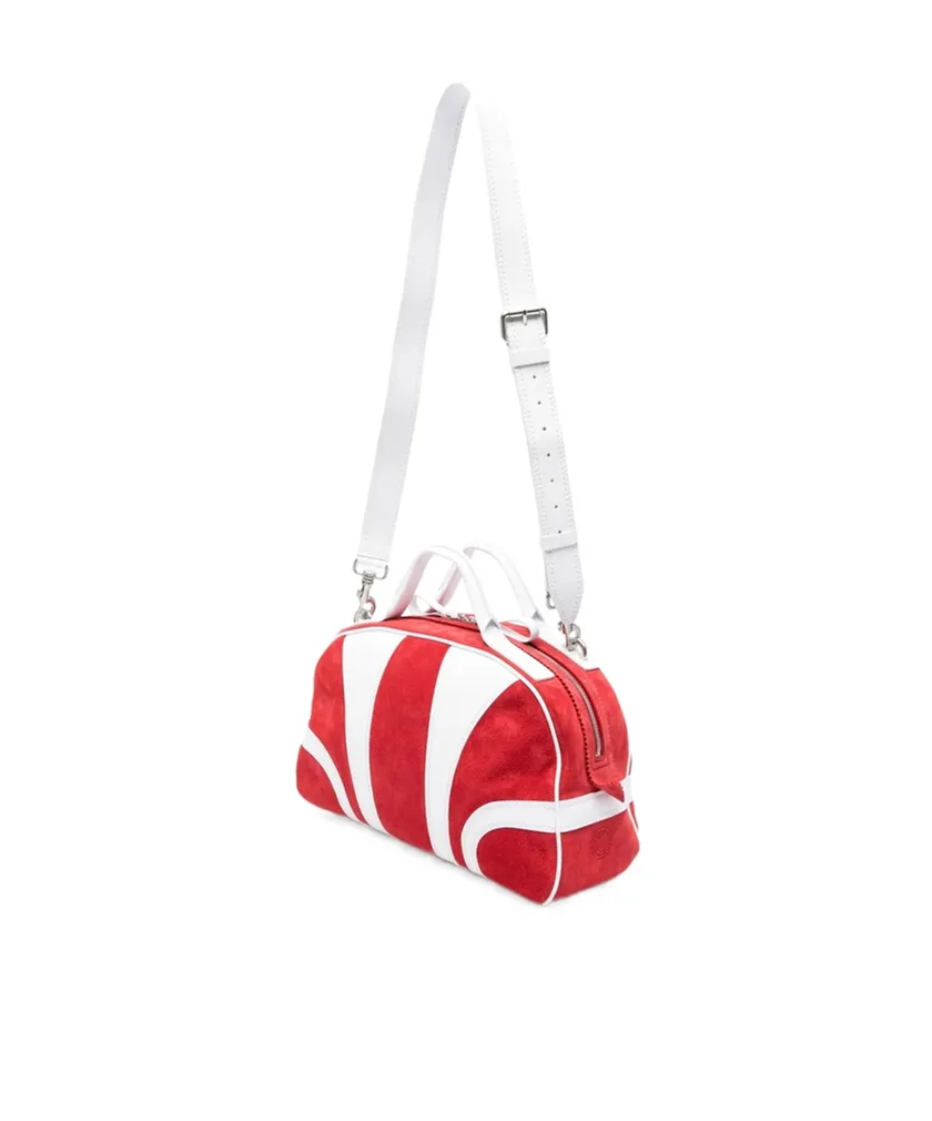 Striped Design Shoulder Bag