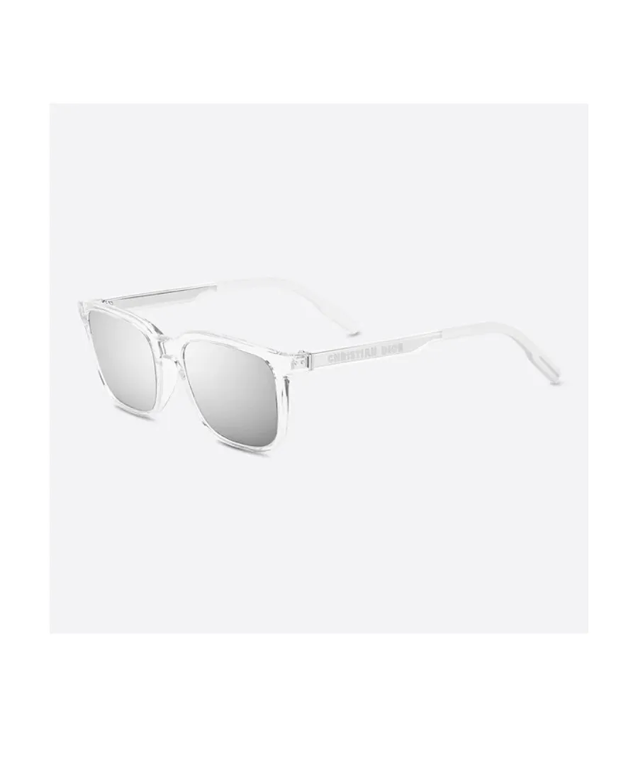 Translucent Square-Frame Sunglasses