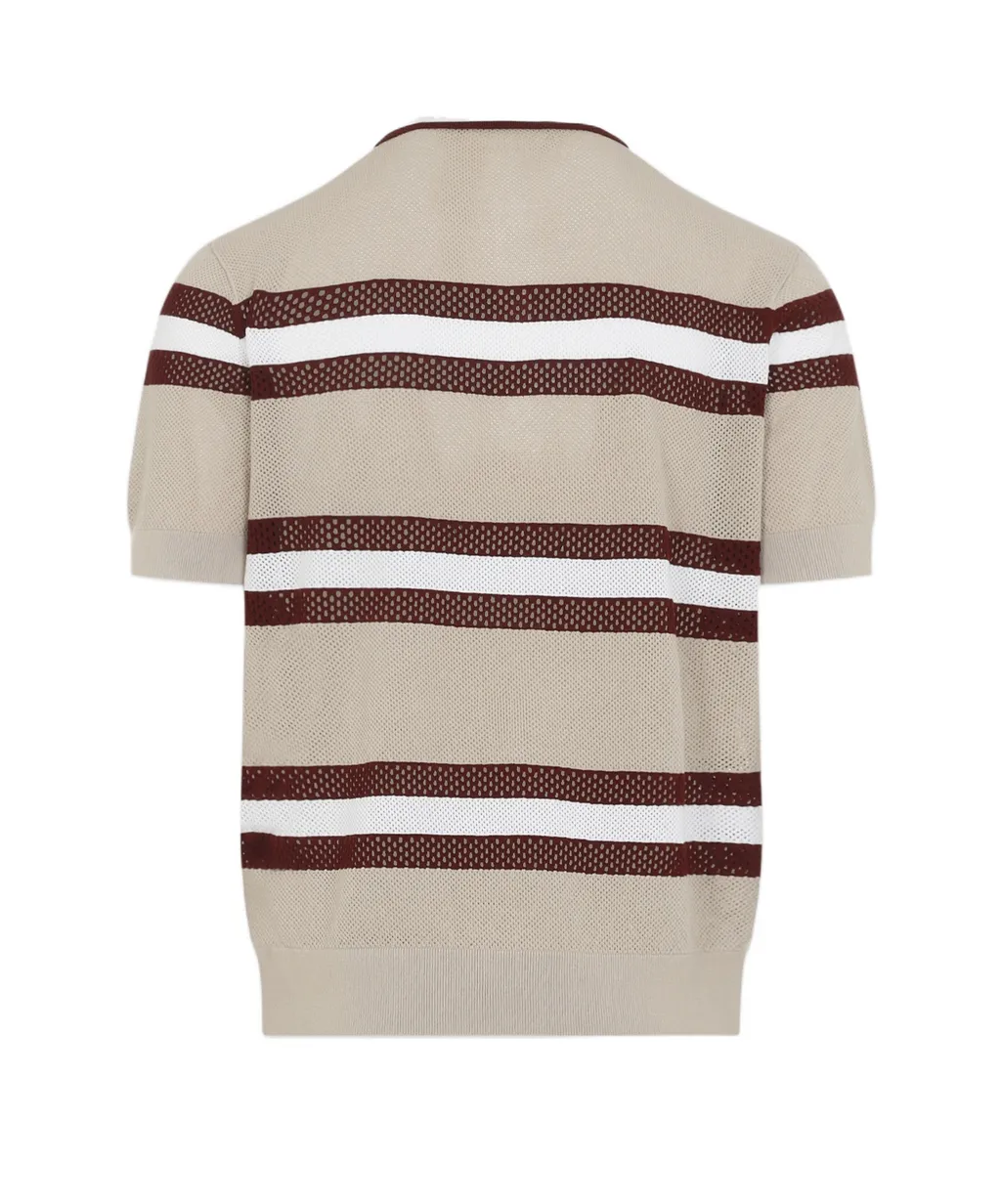 Dries Van Noten Striped Polo Shirt