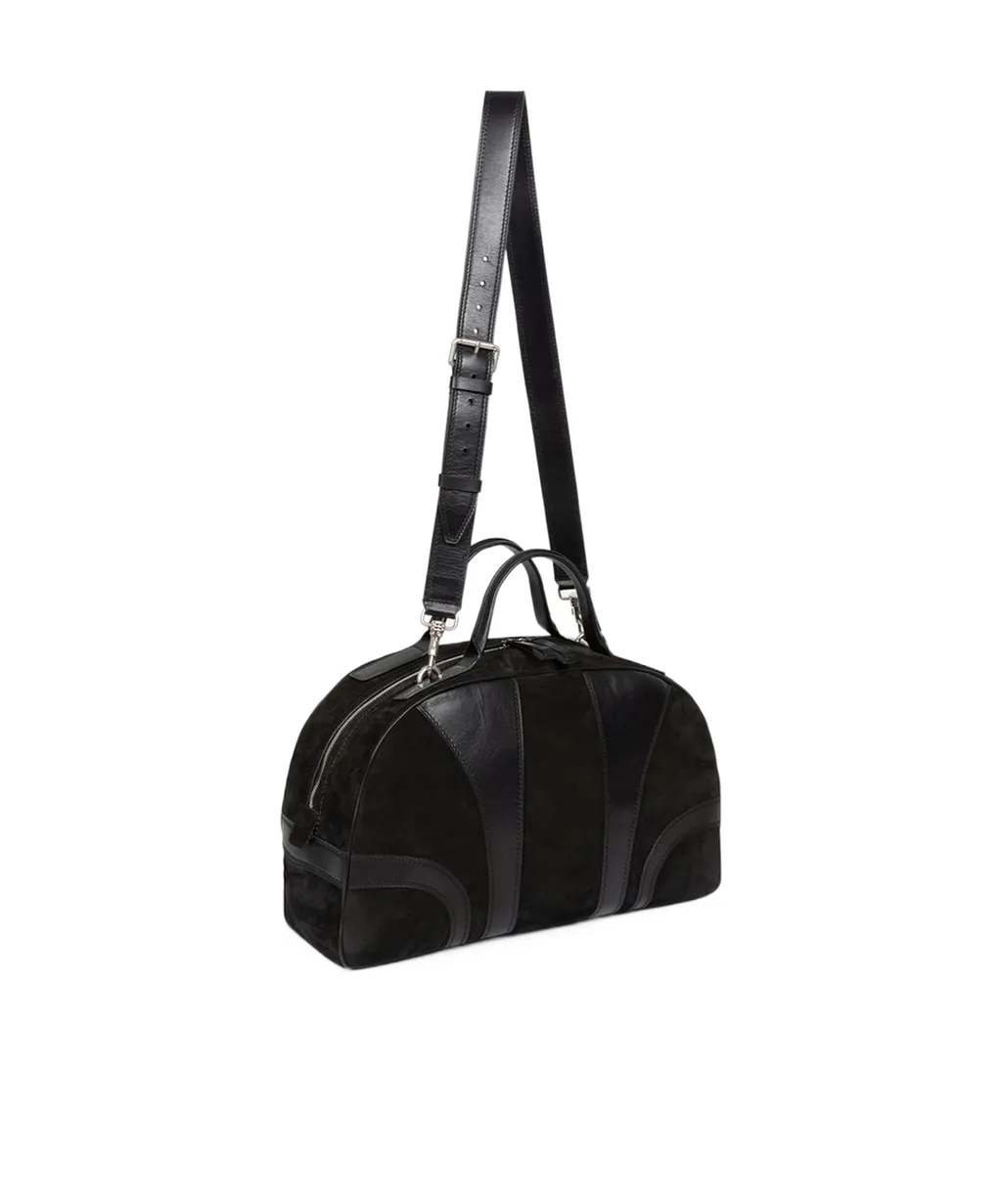 Suede Duffle Bag