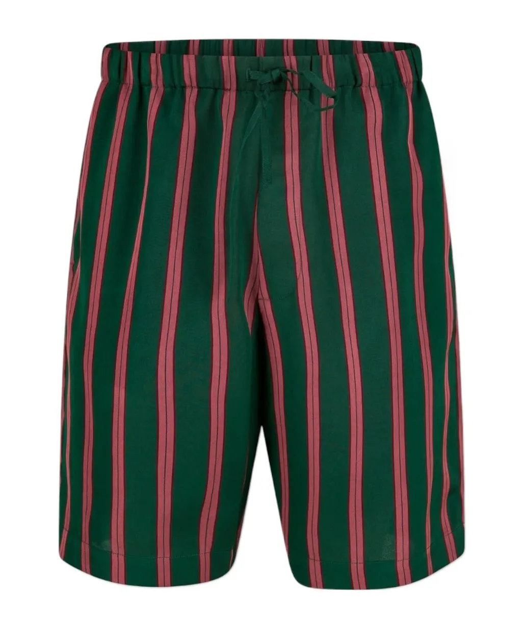 Dries Van Noten Piperi Striped Bermuda Shorts