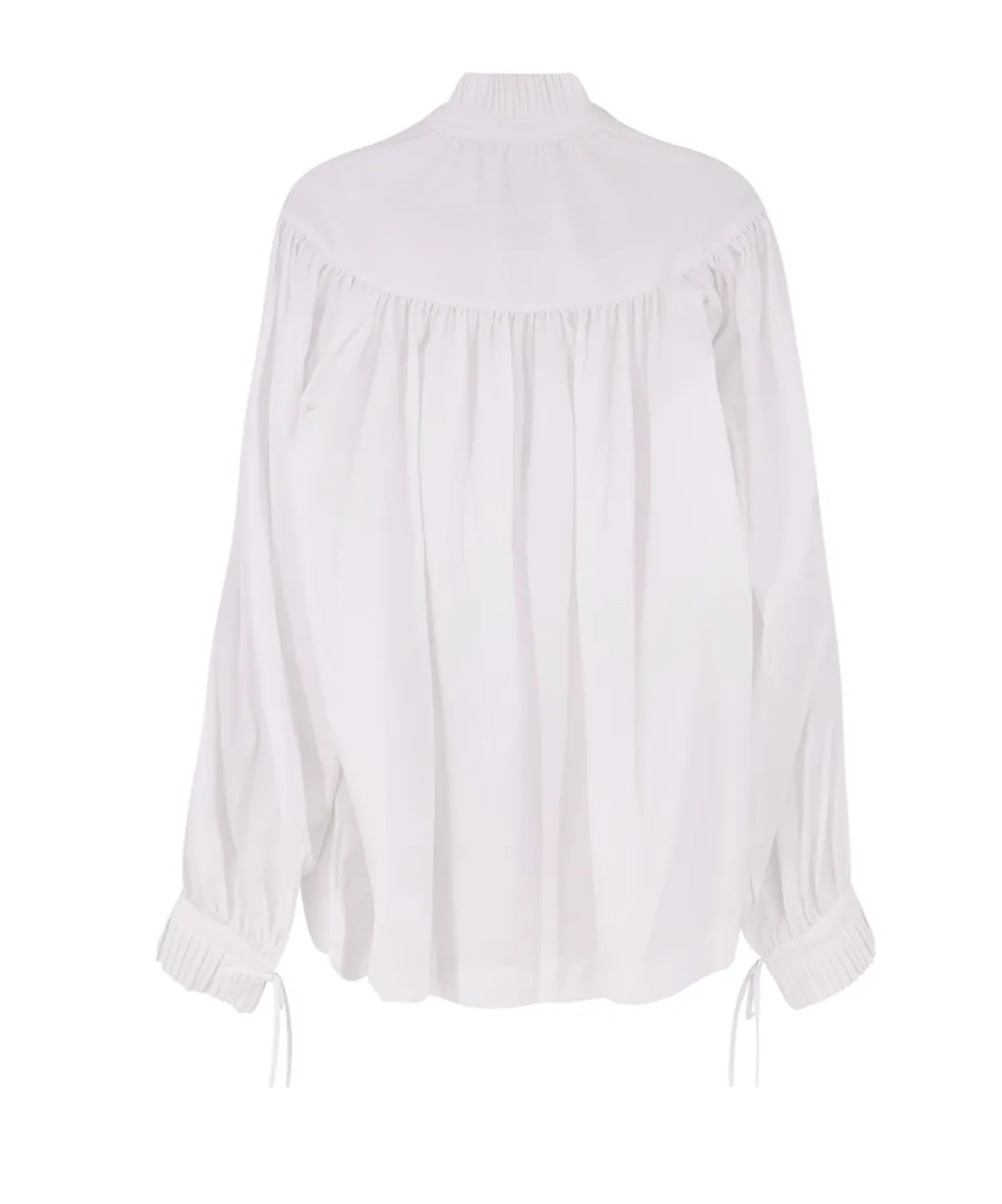 Tie-Up Ruffled Shirt