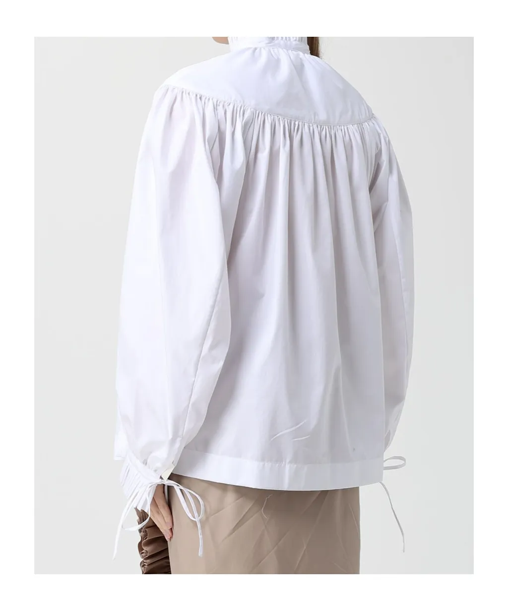Tie-Up Ruffled Shirt