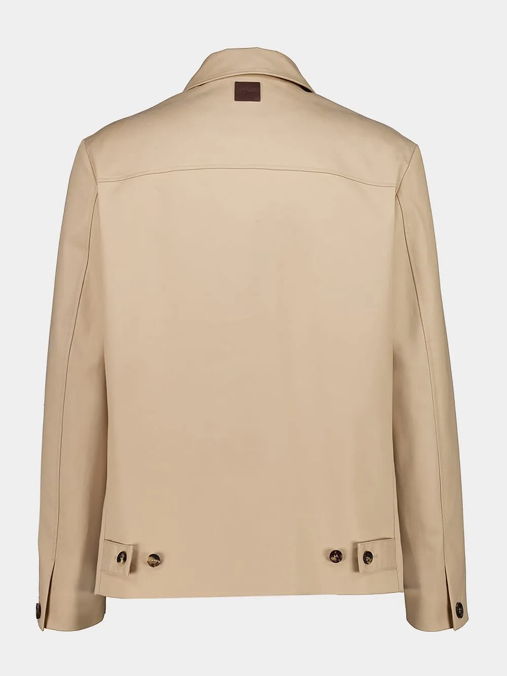 Workwear Jacket With Dior Embroidery