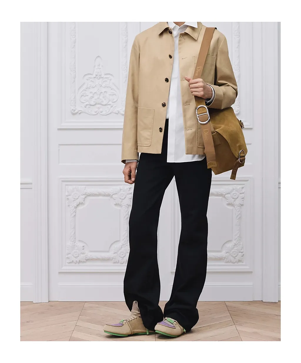 Workwear Jacket With Dior Embroidery