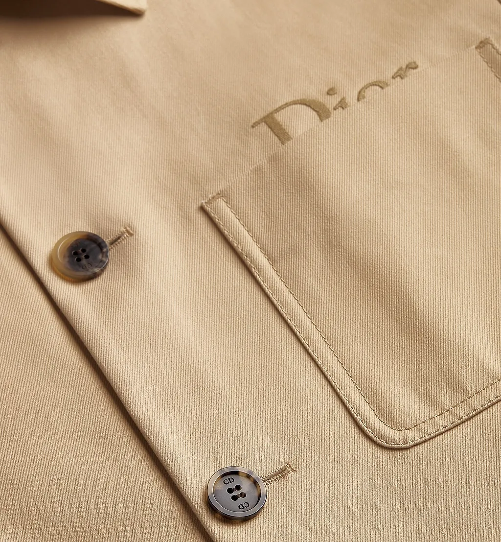 Workwear Jacket With Dior Embroidery