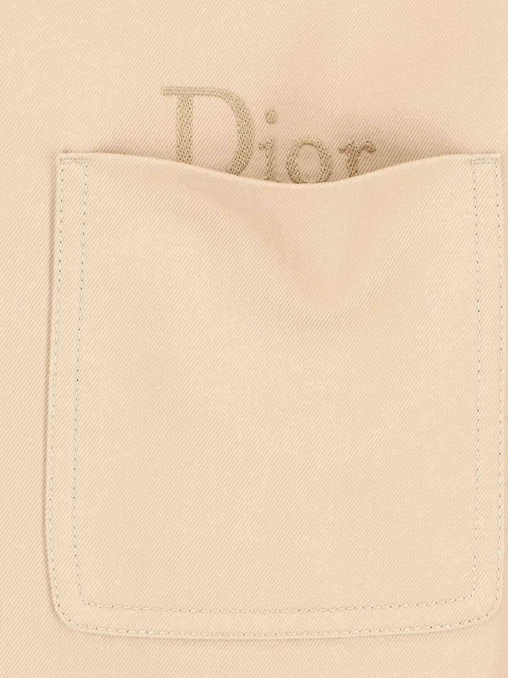 Workwear Jacket With Dior Embroidery