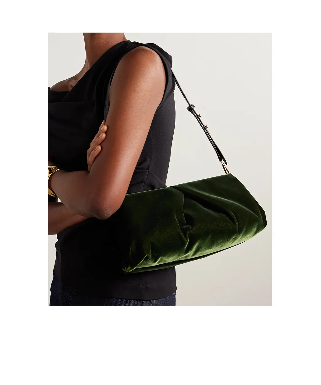 Velvet Shoulder Bag