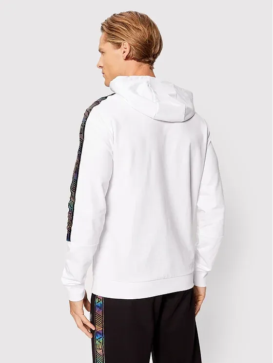 Logo-Tape Drawstring Hoodie