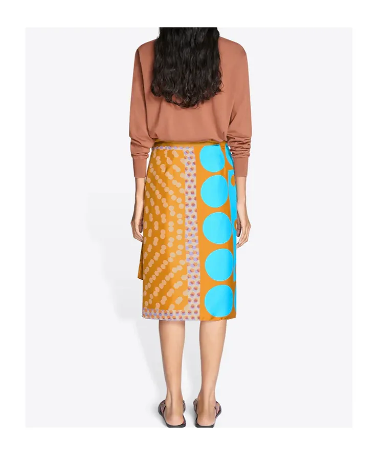 Dries Van Noten Long Wrap Scarf-Skirt