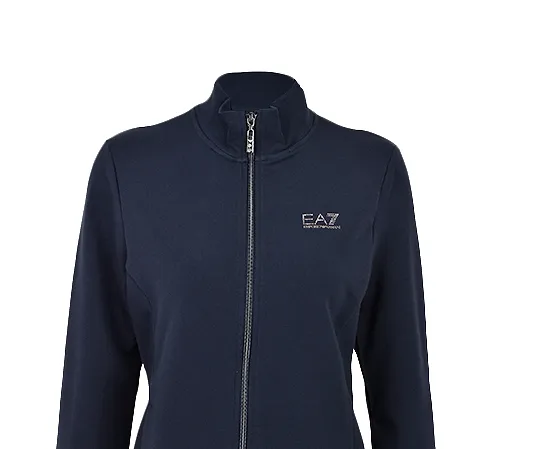 Navy Blue Rivet Logo Sports Suit
