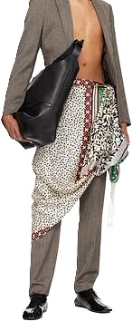 Zippered Shoulder Bag