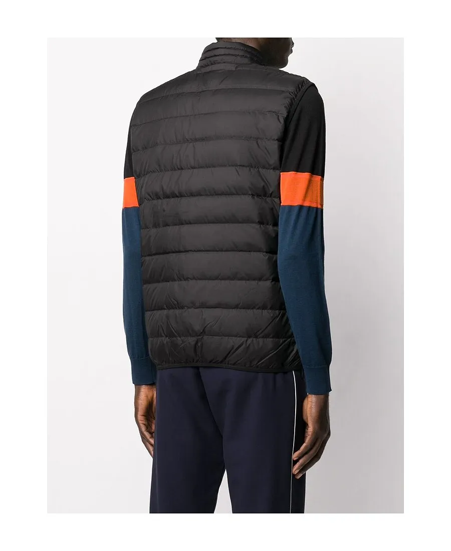 Padded Logo Plaque Gilet Jacket
