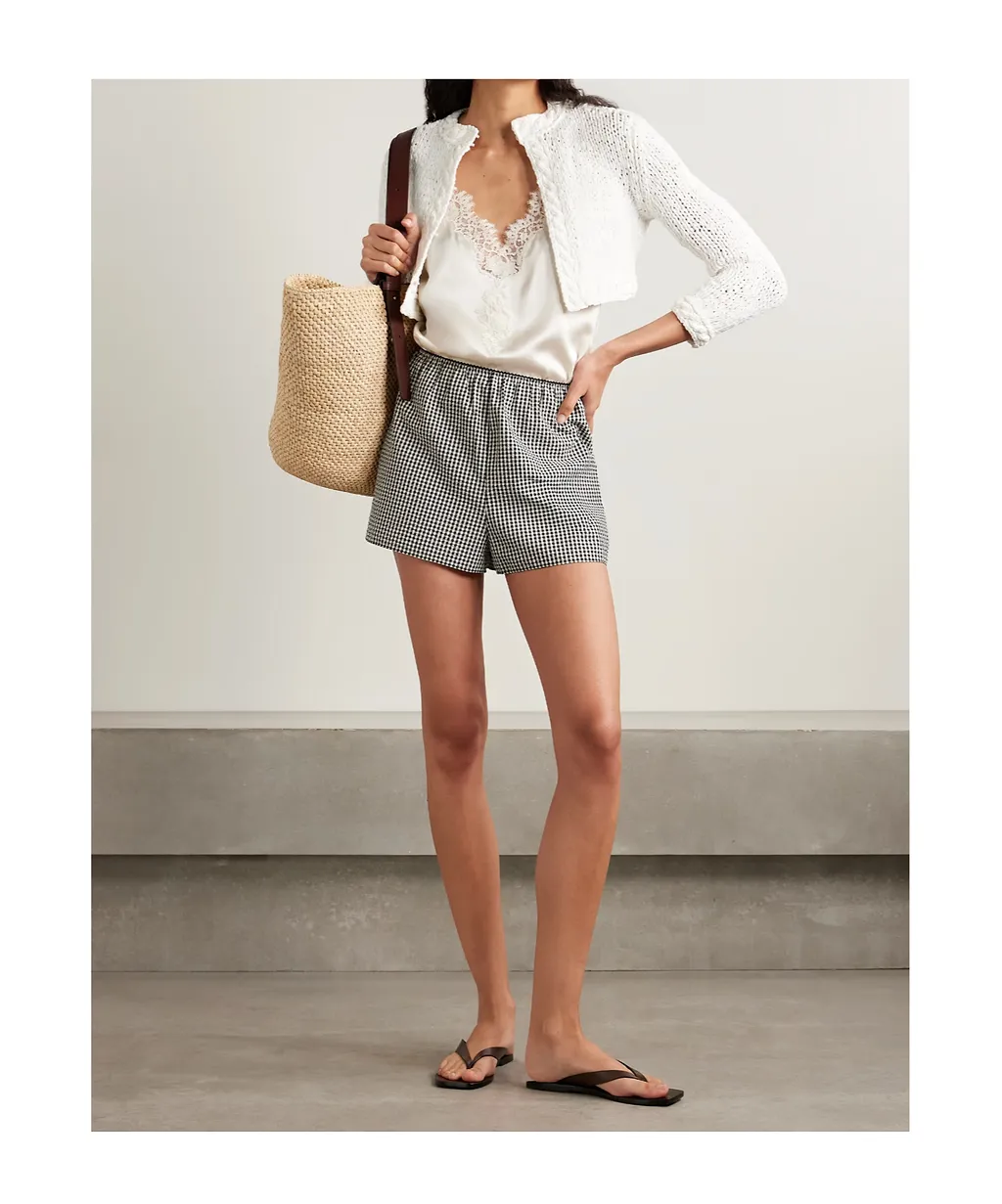 Larena Plaid Shorts
