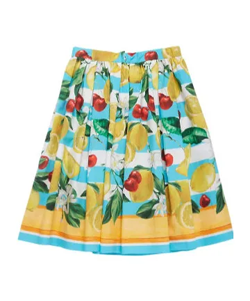 Fruit Printed Skirt