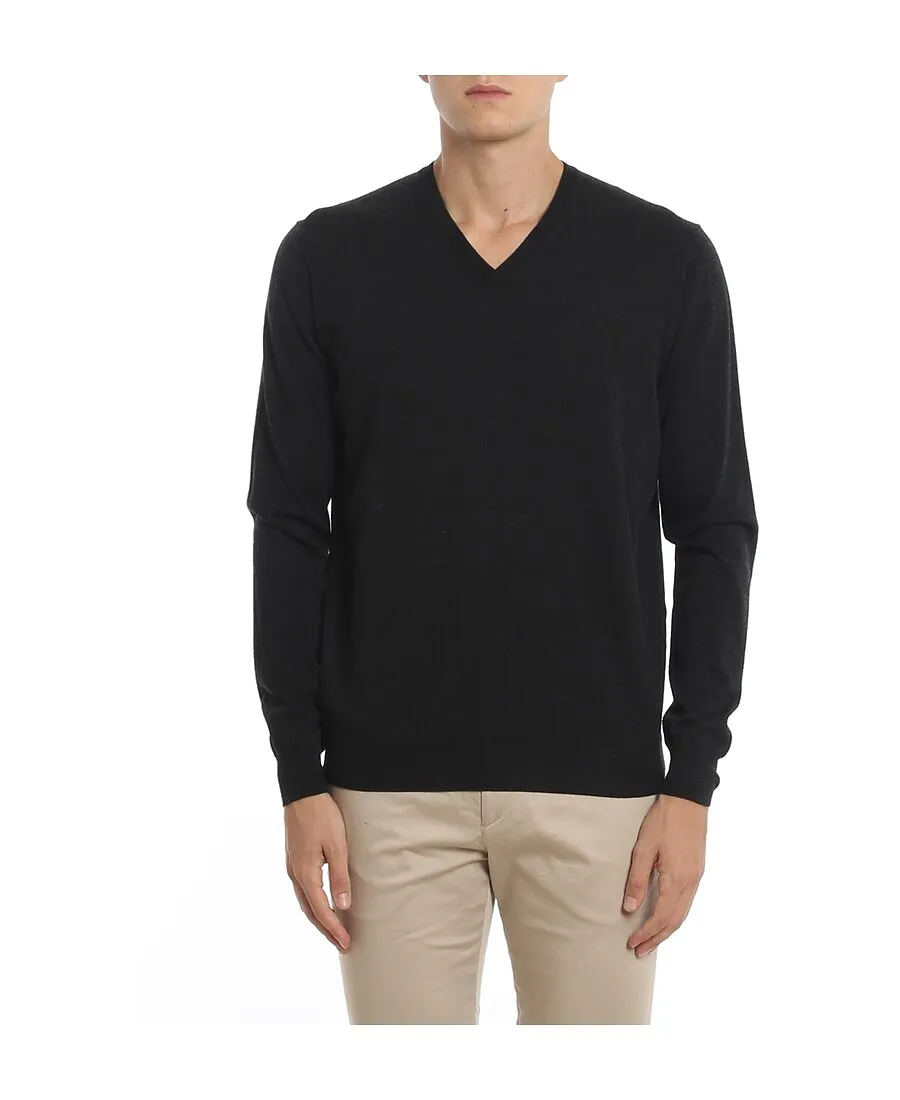 V-Neck Knitted Jumper
