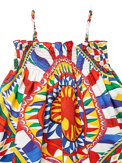 Carretto Printed Dress