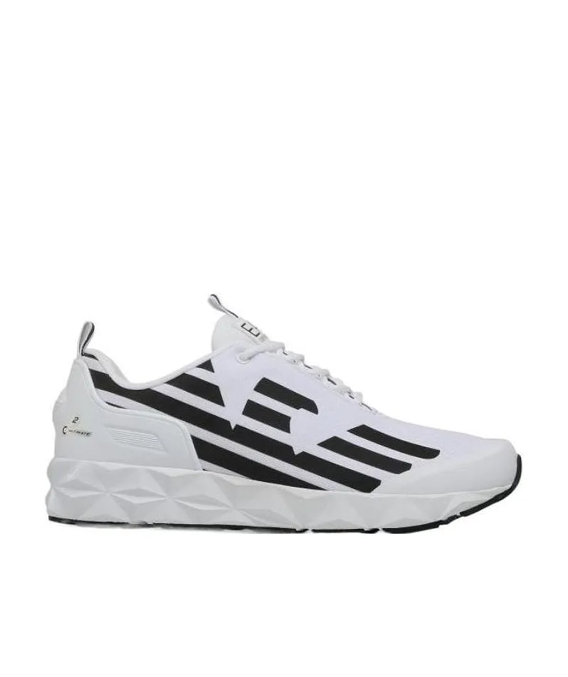 Two-Tone Lace-Up Trainers