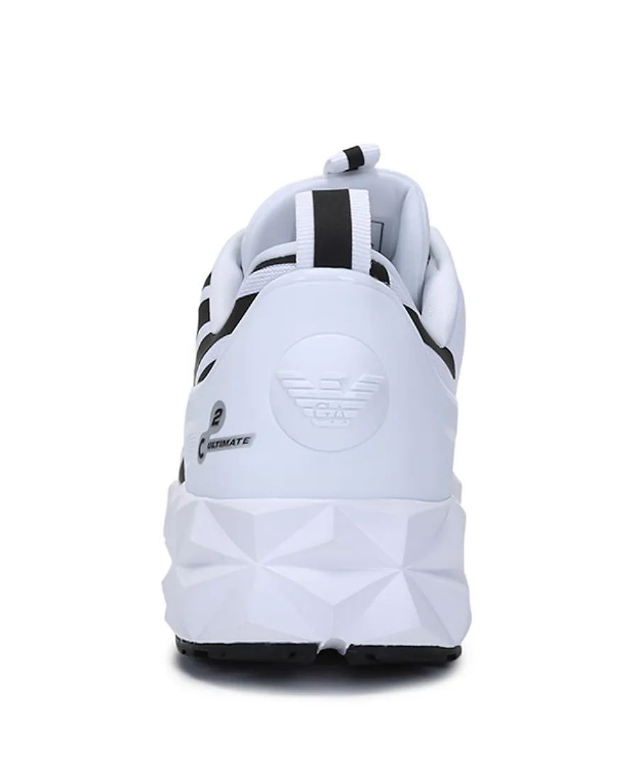 Two-Tone Lace-Up Trainers