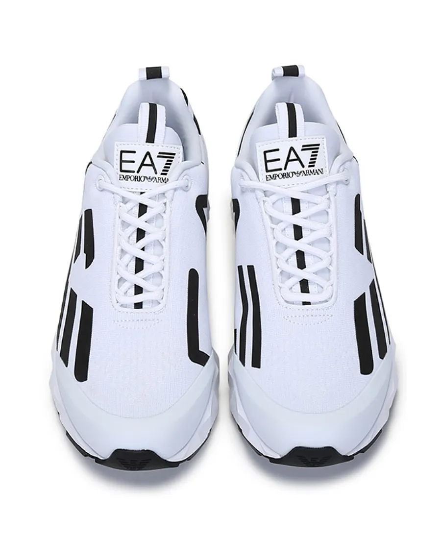 Two-Tone Lace-Up Trainers