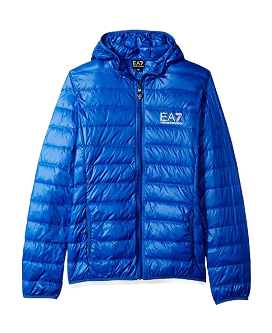 Zipper Hooded Short Style Down Jacket
