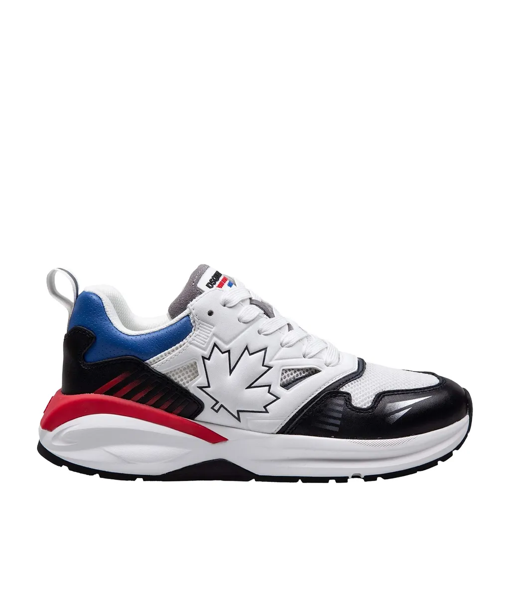 Dsquared2 Dash Maple Leaf Quilted Sneakers