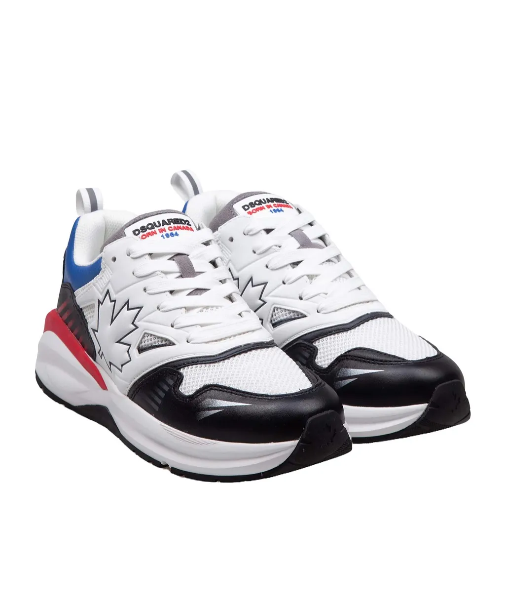 Dsquared2 Dash Maple Leaf Quilted Sneakers