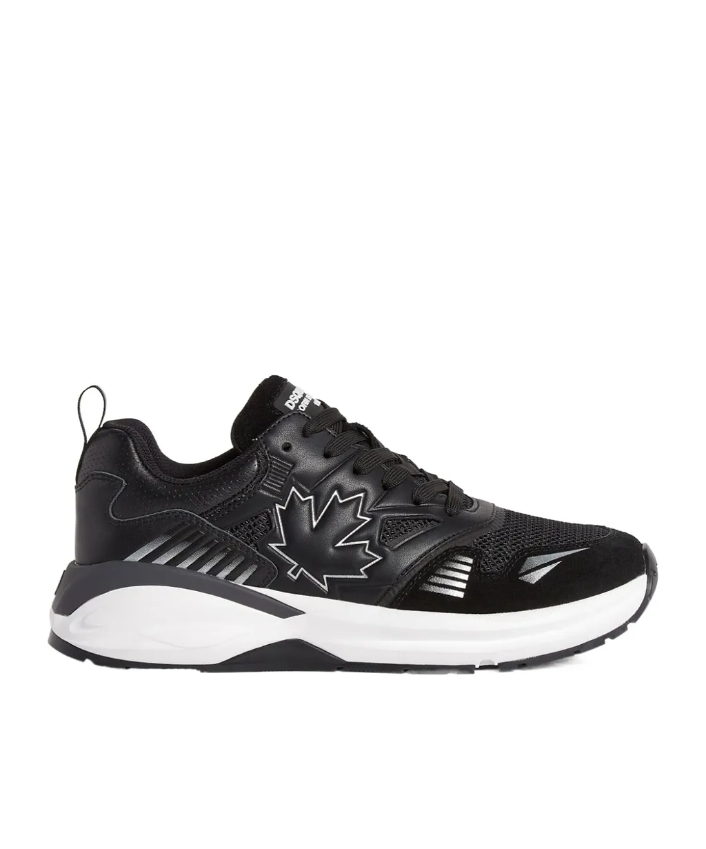 Dsquared2 Dash Maple Leaf Quilted Sneakers