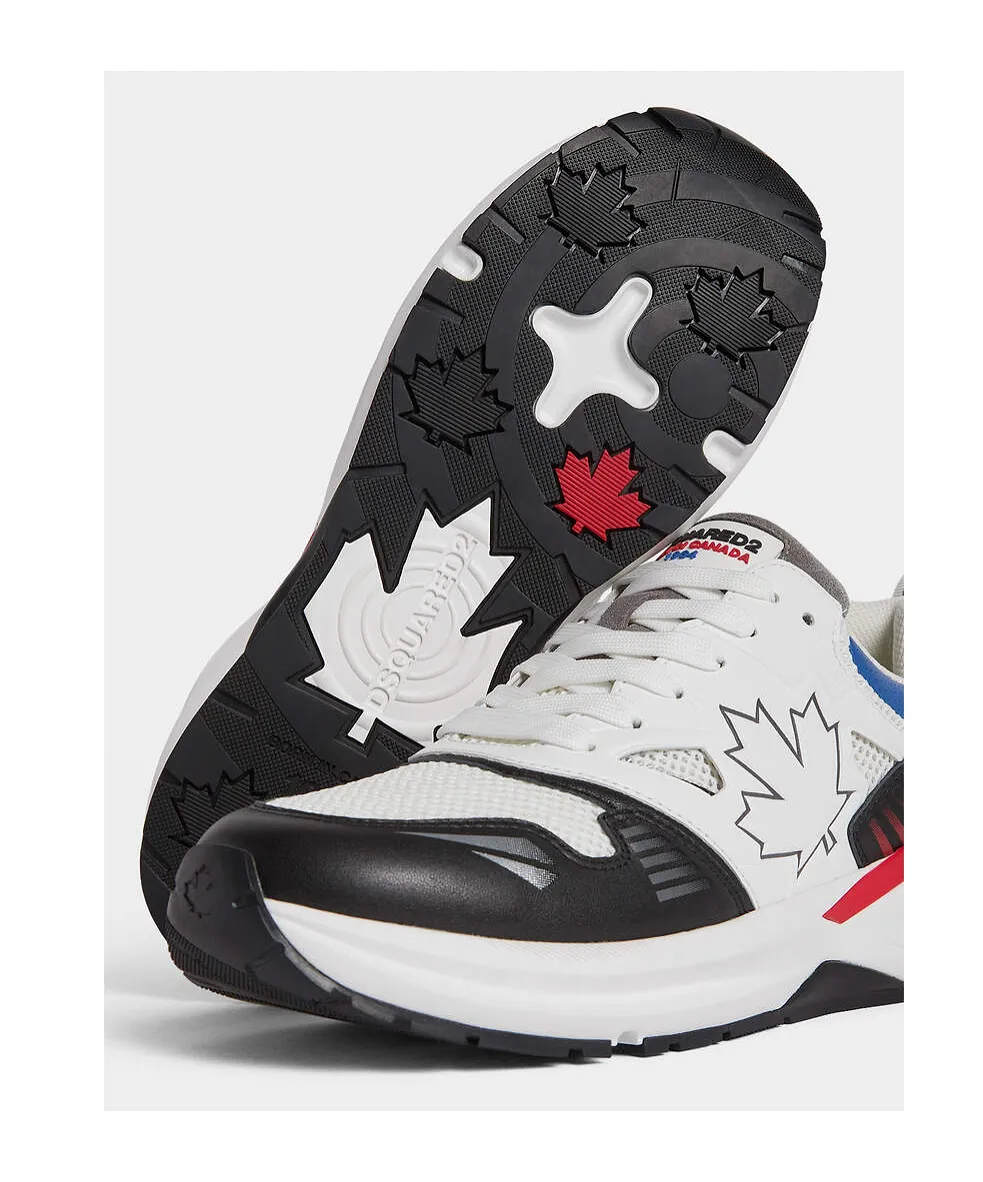 Dsquared2 Dash Maple Leaf Quilted Sneakers