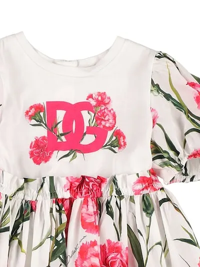 Logo-Printed Jersey Dress