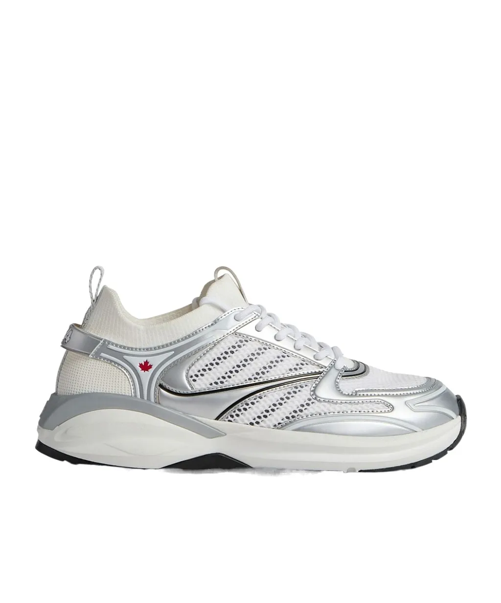 Dsquared2 Dash Panelled Mesh Lace-Up Sneakers