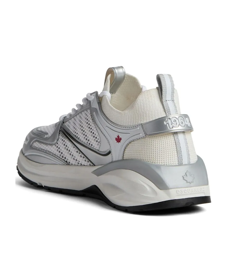 Dsquared2 Dash Panelled Mesh Lace-Up Sneakers